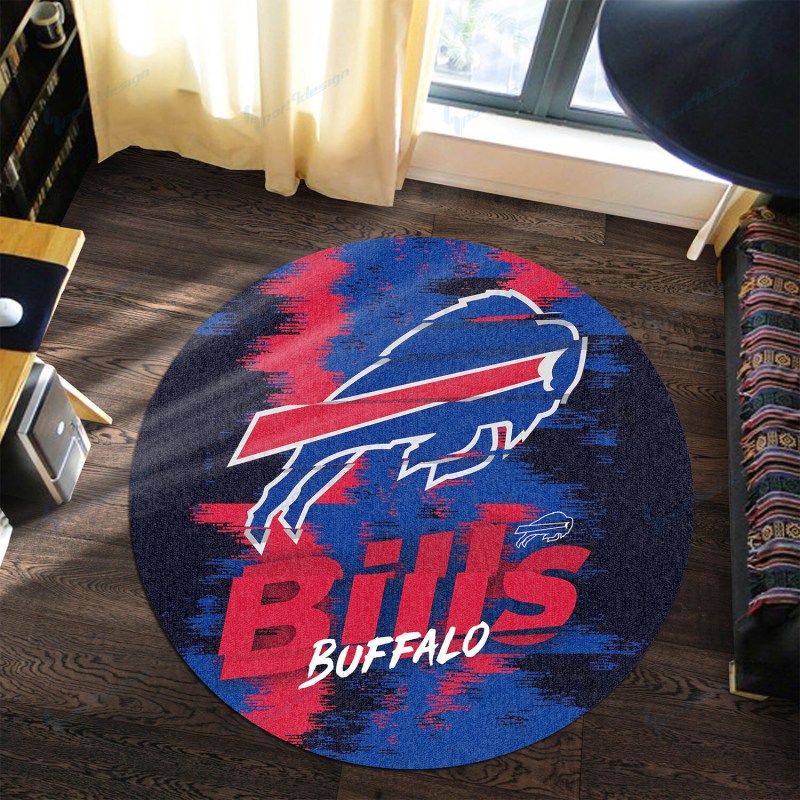 Buffalo Bills Round Rug Display