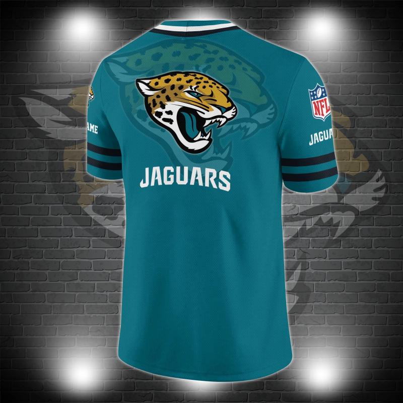 Jacksonville Jaguars V-neck Football Jersey Back View