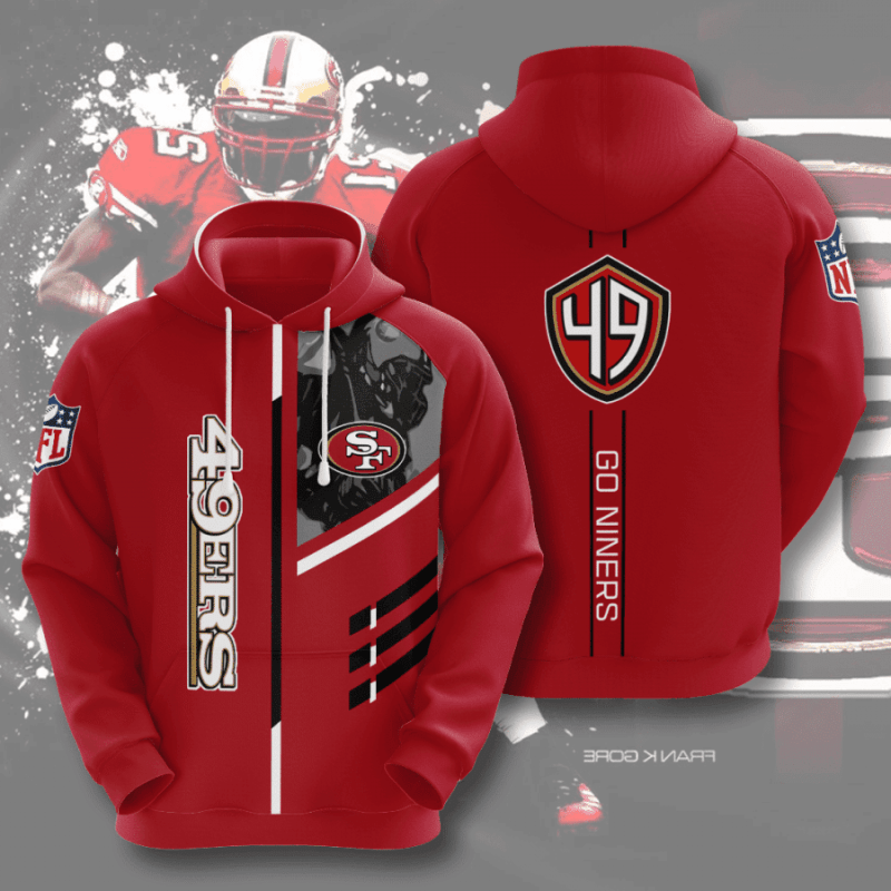 San Francisco 49ers 3D Hoodie
