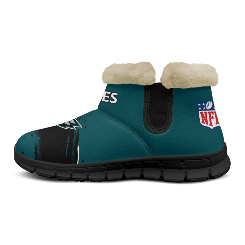 Philadelphia Eagles Comfy Winter Snow Boots Image 4