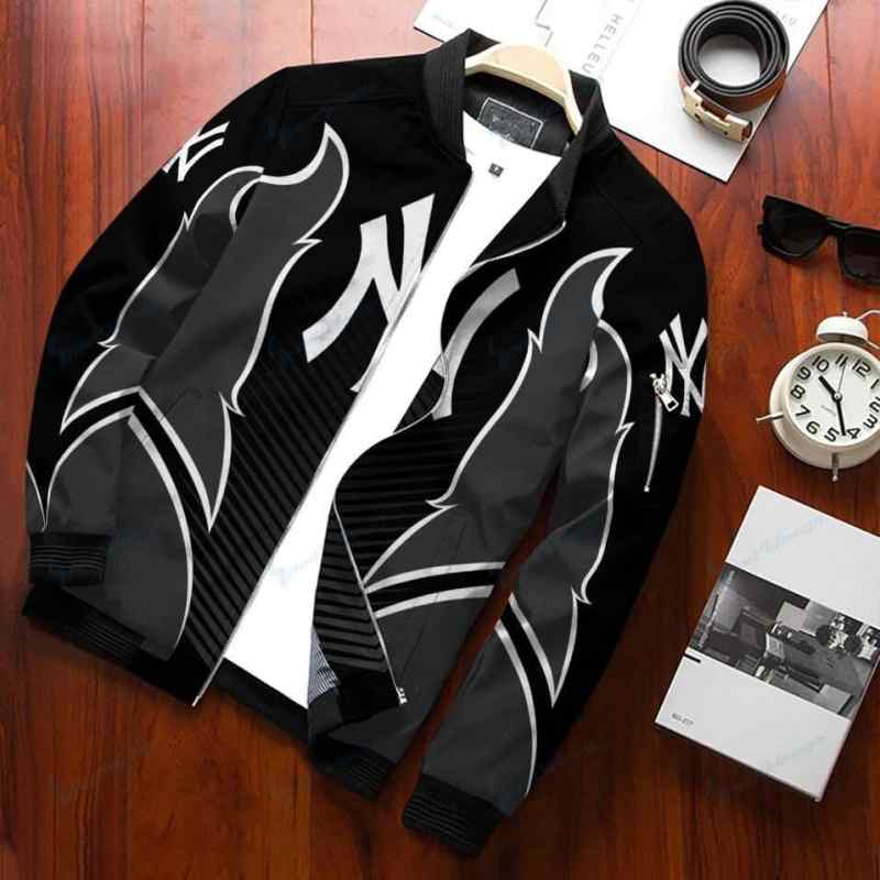 New York Yankees Bomber Jacket Front View