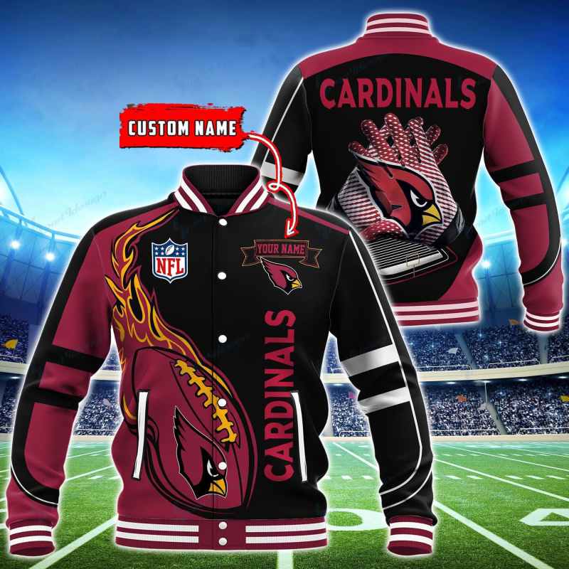 Personalized Arizona Cardinals Baseball Jacket
