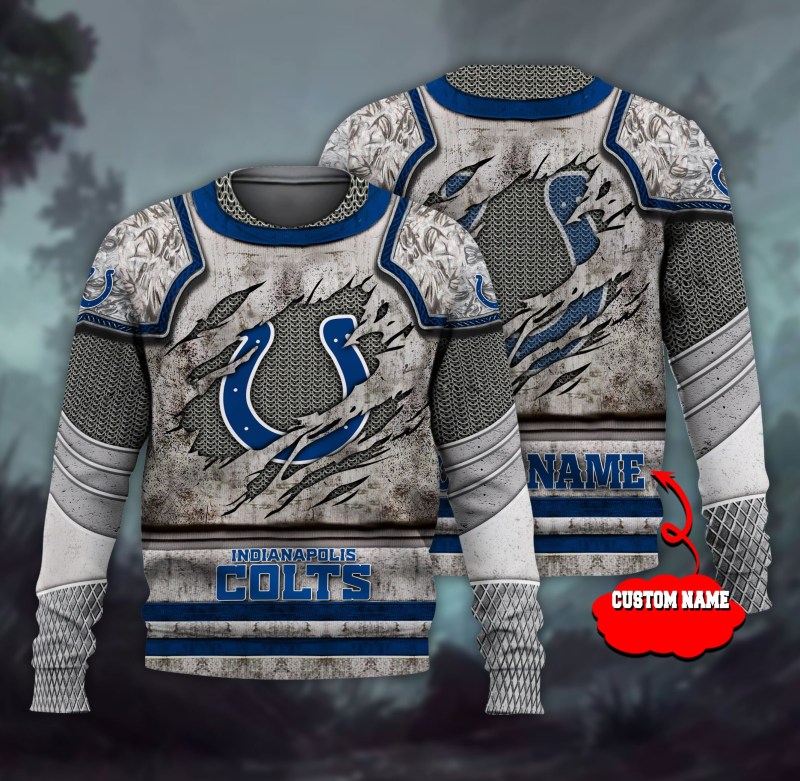 Personalized Indianapolis Colts Ugly Christmas Sweater