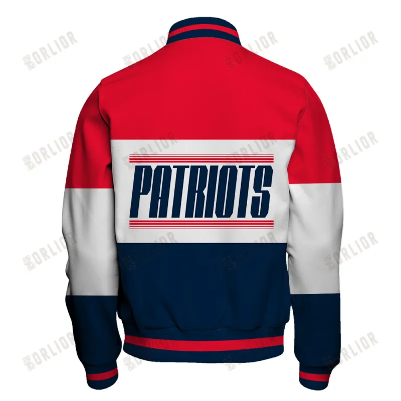 New England Patriots Varsity Jacket Image 3