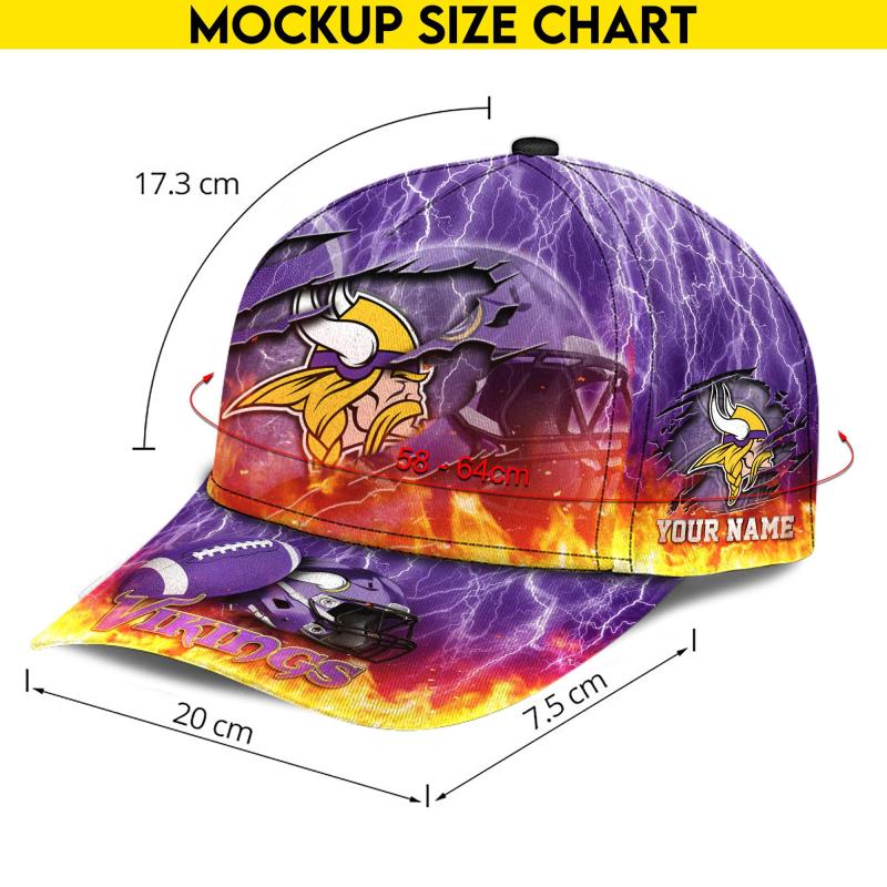 Minnesota Vikings Cap Side View