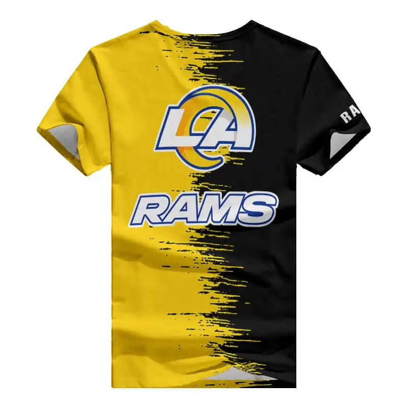 Los Angeles Rams Summer V-neck Women T-shirt