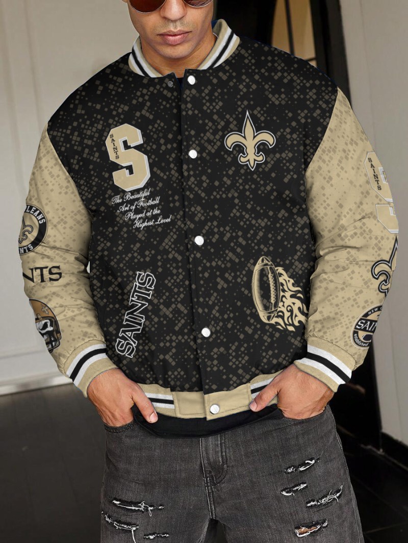New Orleans Saints Varsity Jacket