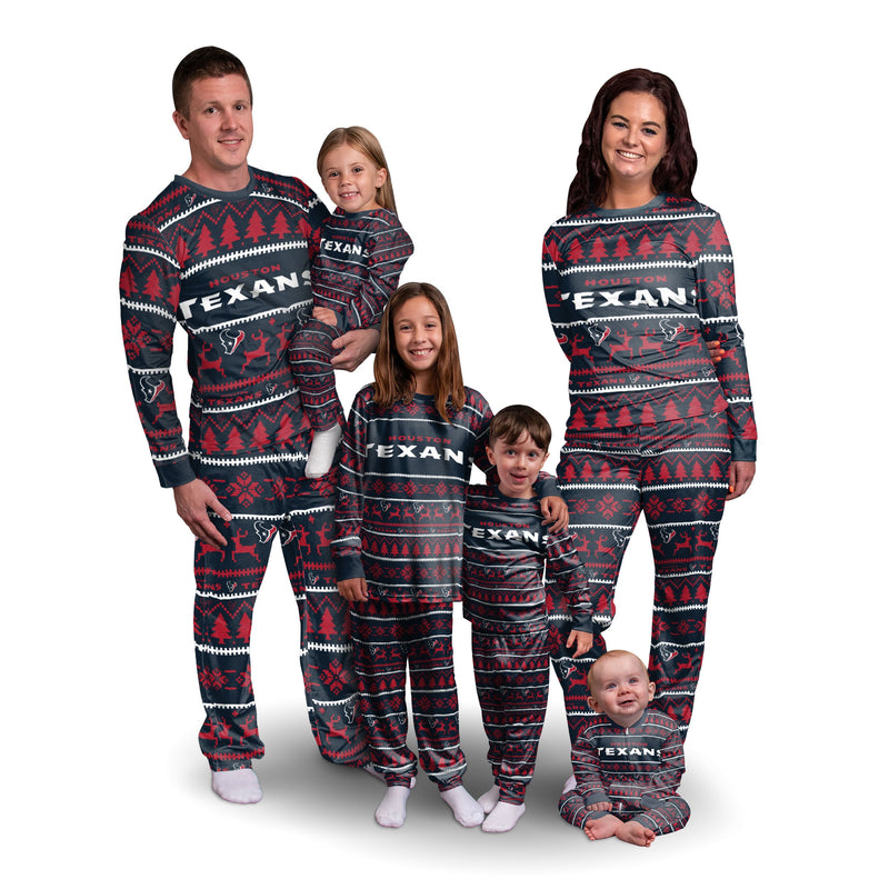 Houston Texans Family Holiday Pajamas