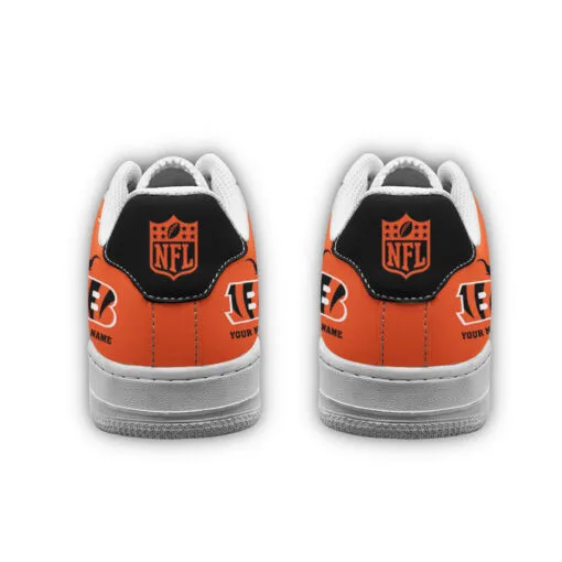 Cincinnati Bengals AF1 Shoes Top View