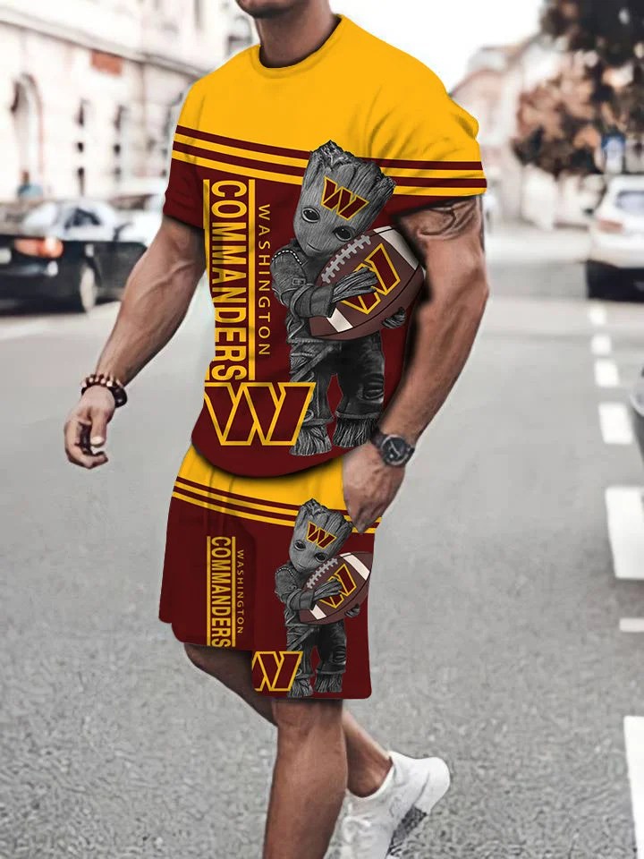 Washington Commanders T-Shirt and Shorts