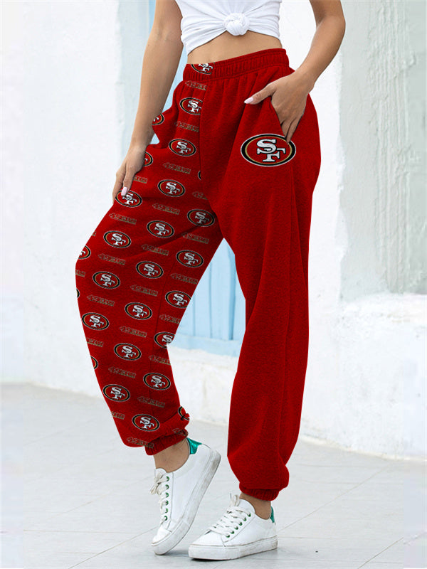 San Francisco 49ers 3D Printed Pocket Sweatpants