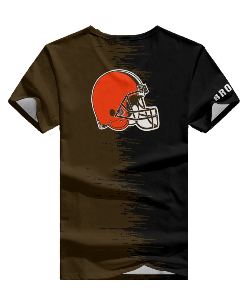 Cleveland Browns Summer V-neck T-shirt - Group Shot