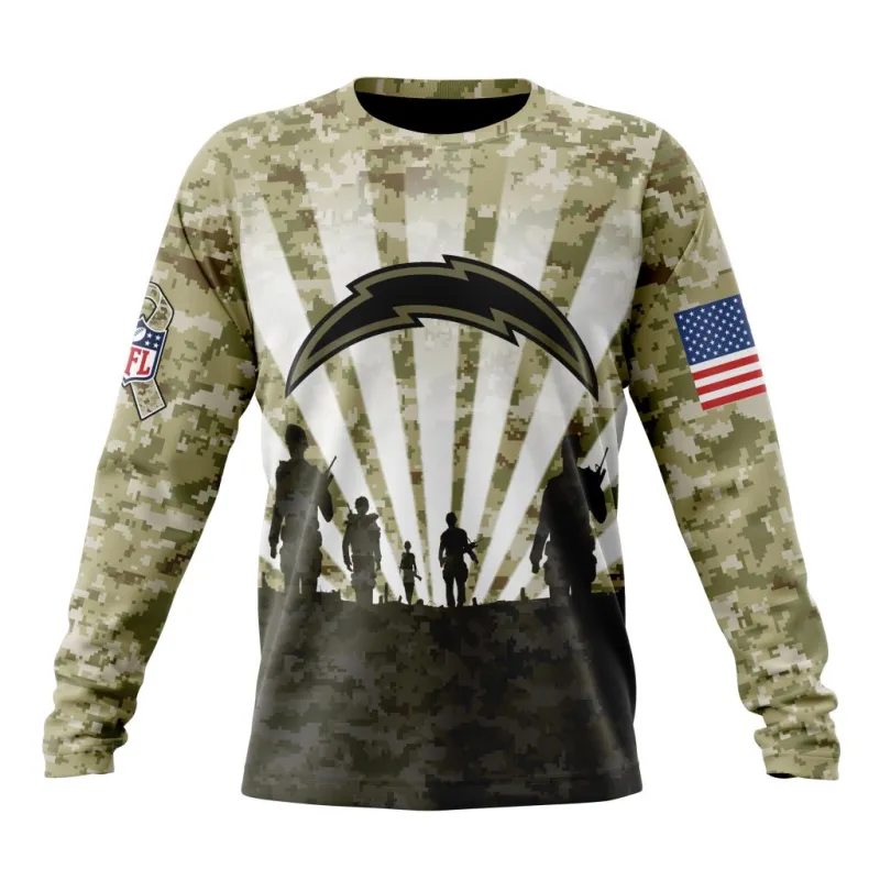Los Angeles Chargers Long Sleeve Front