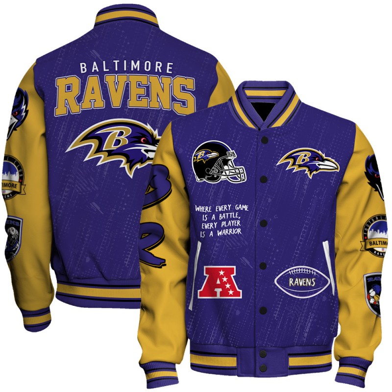Baltimore Ravens Varsity Jacket