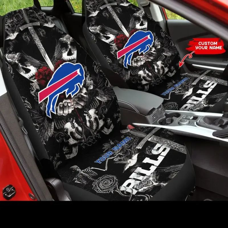 Buffalo Bills Personalized Car Seat Cover
