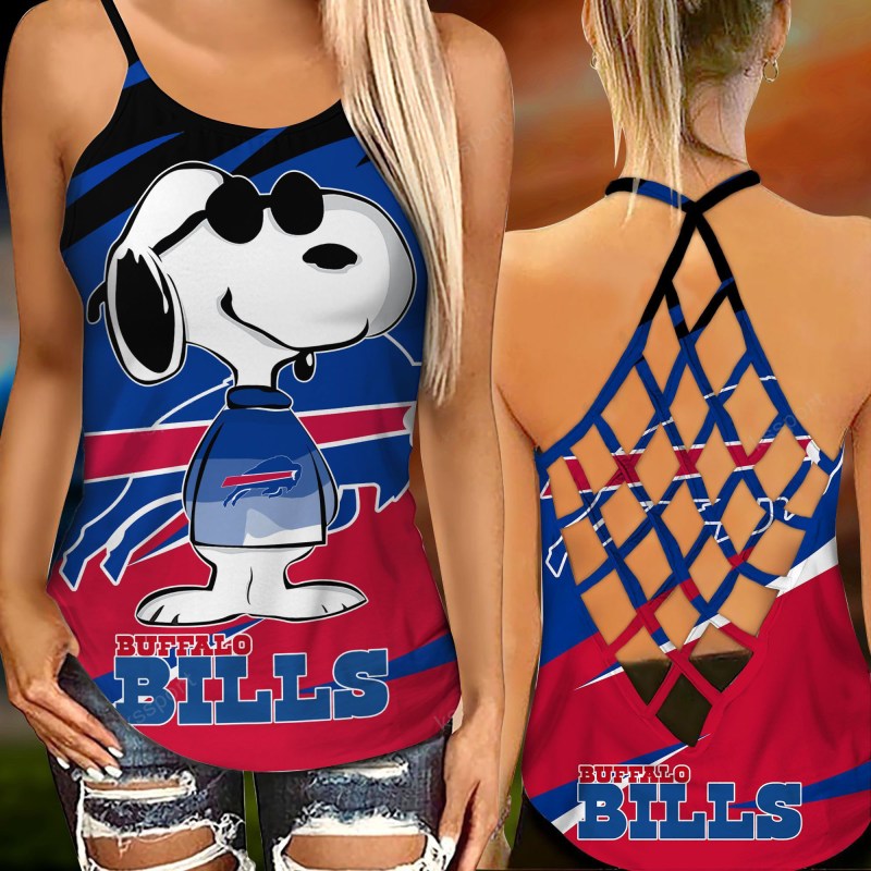 Buffalo Bills Criss Cross Tank Top