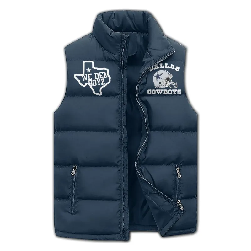 Dallas Cowboys Puffer Jacket Back View