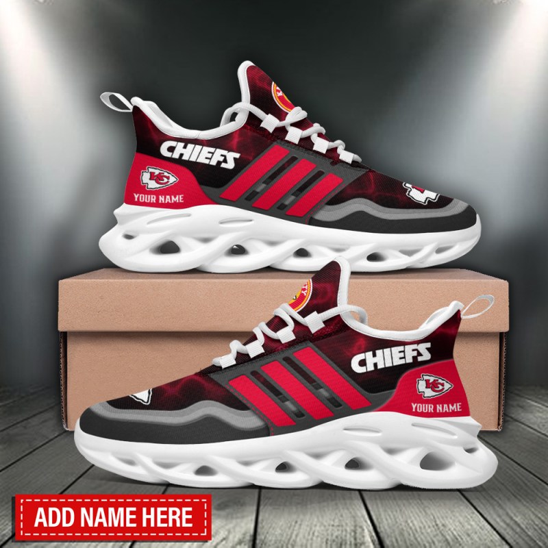 Kansas City Chiefs Personalized Yezy Running Sneakers