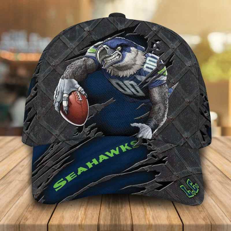 Seattle Seahawks Personalized Classic Cap