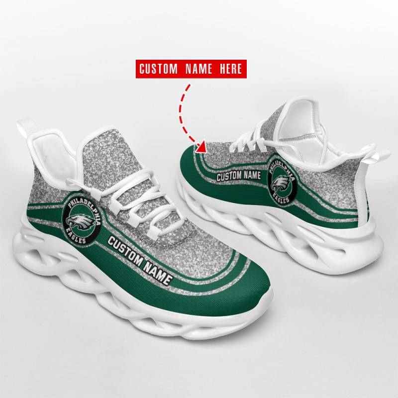Philadelphia Eagles Personalized Yezy Running Sneakers 3