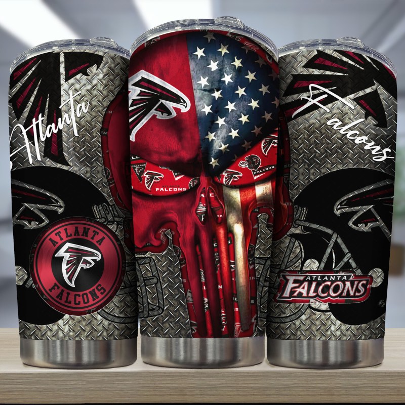 Atlanta Falcons Tumbler - Side View