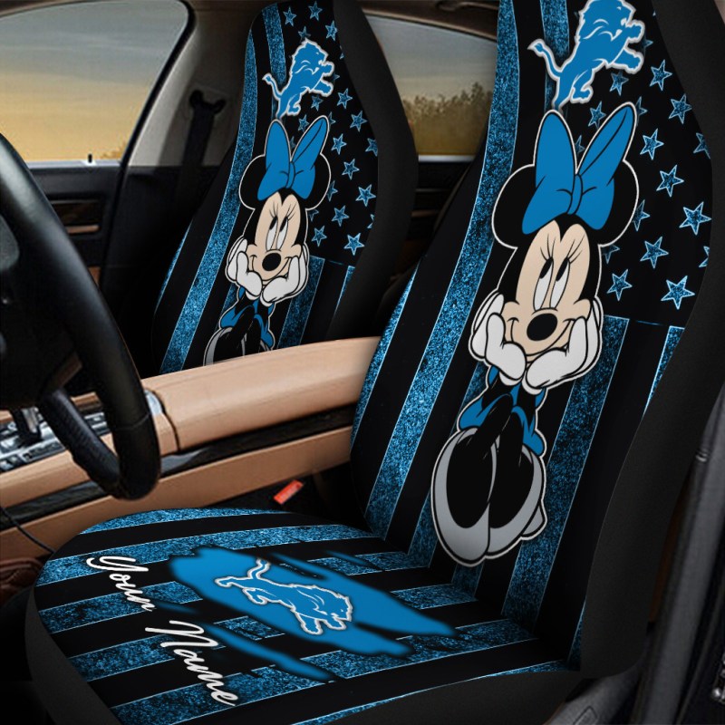 Detroit Lions Personalized Car Seat Covers