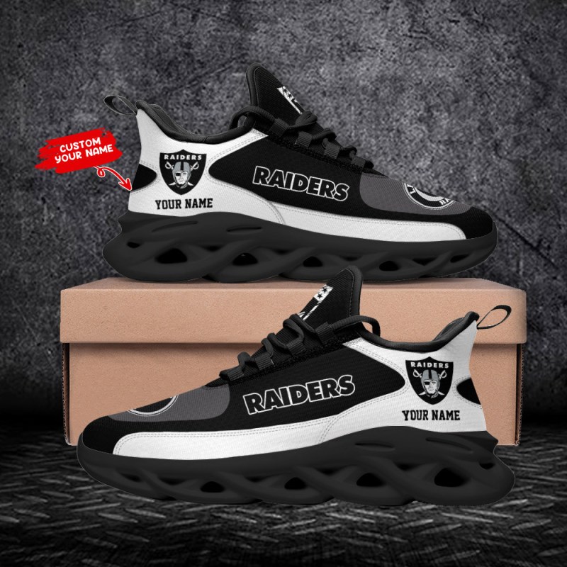 Las Vegas Raiders Yezy Sneakers in Black