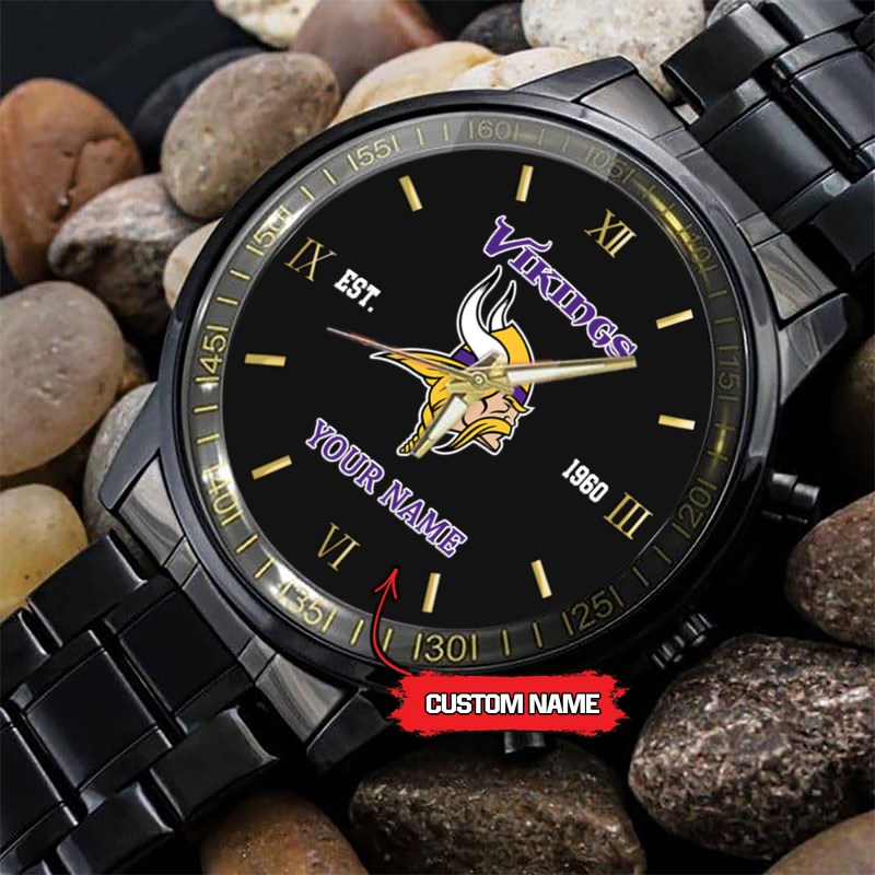 Stylish Black Stainless Steel Watch