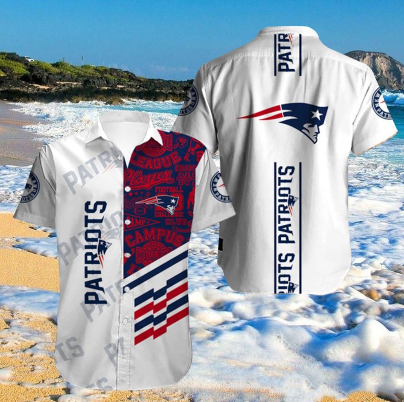 Sizing Chart for New England Patriots Button Shirt