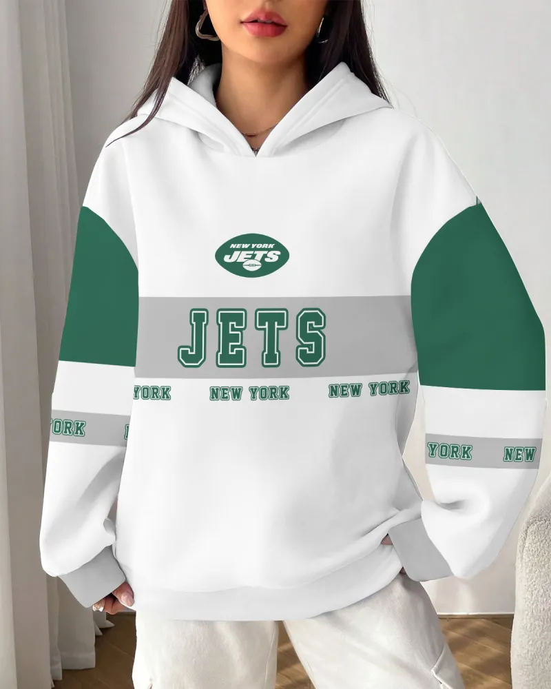 New York Jets Hoodie Back View