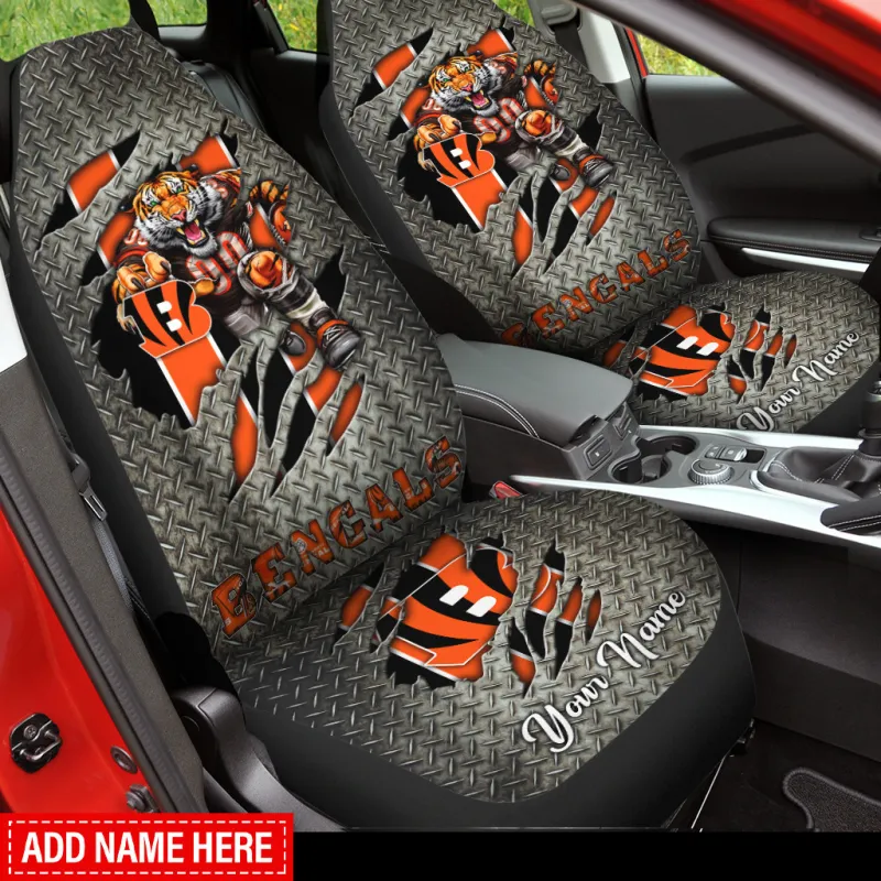 Cincinnati Bengals Personalized Car Seat Covers