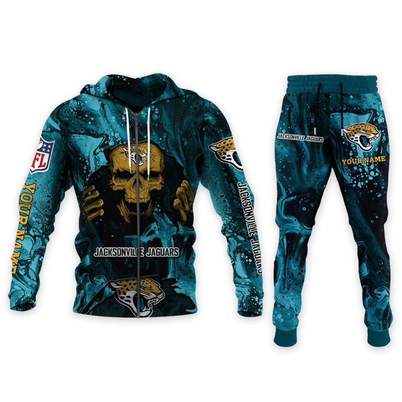 Jacksonville Jaguars Hoodie and Joggers Set