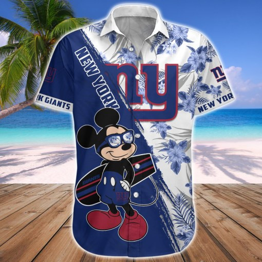 New York Giants Button Shirt Side