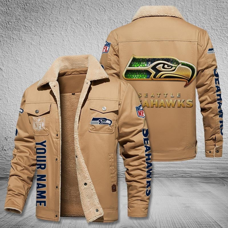 Seattle Seahawks Jacket Front View