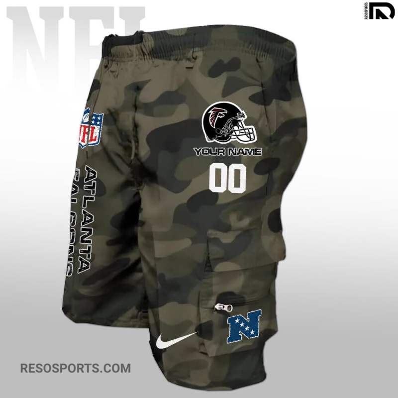 Atlanta Falcons Personalized Multi-Pockets Man Shorts - Features