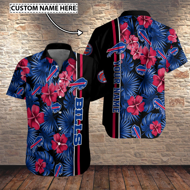 Buffalo Bills Personalized Button Shirt Sizing Chart
