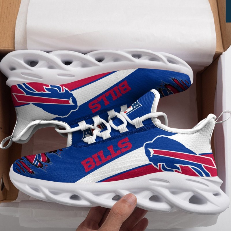Buffalo Bills Yezy Running Sneakers - Front View