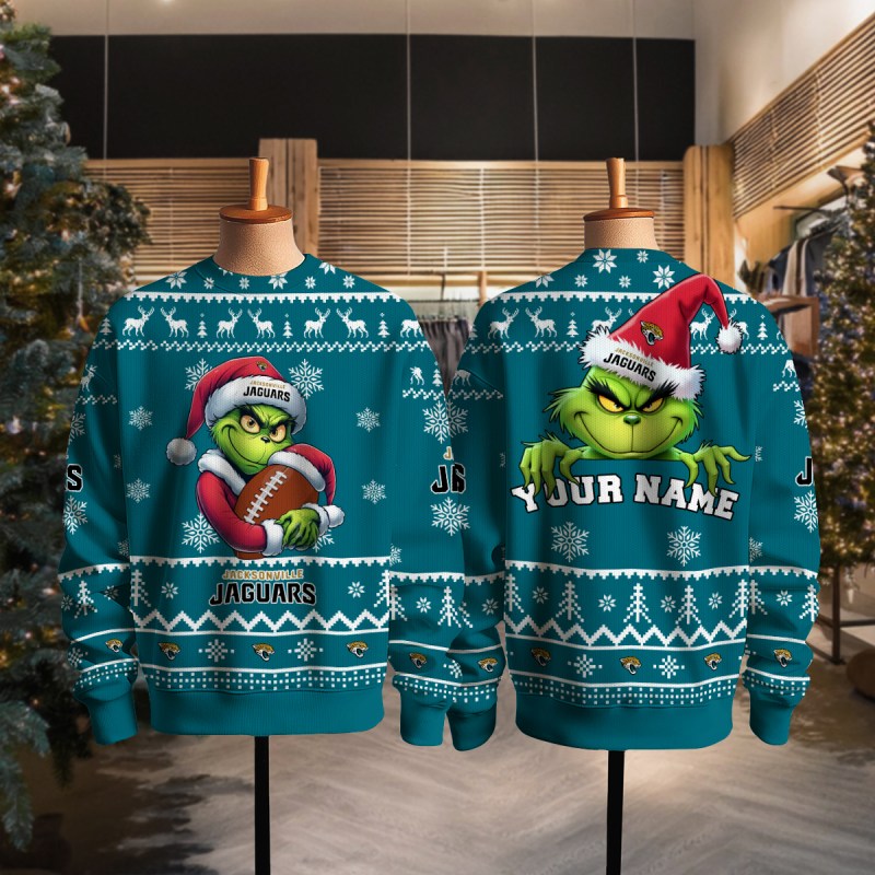 Jacksonville Jaguars Ugly Christmas Sweater - MK Full