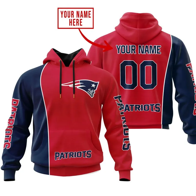 New England Patriots Personalized Hoodie