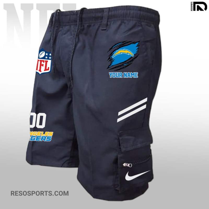 Los Angeles Chargers Multi-Pockets Man Shorts