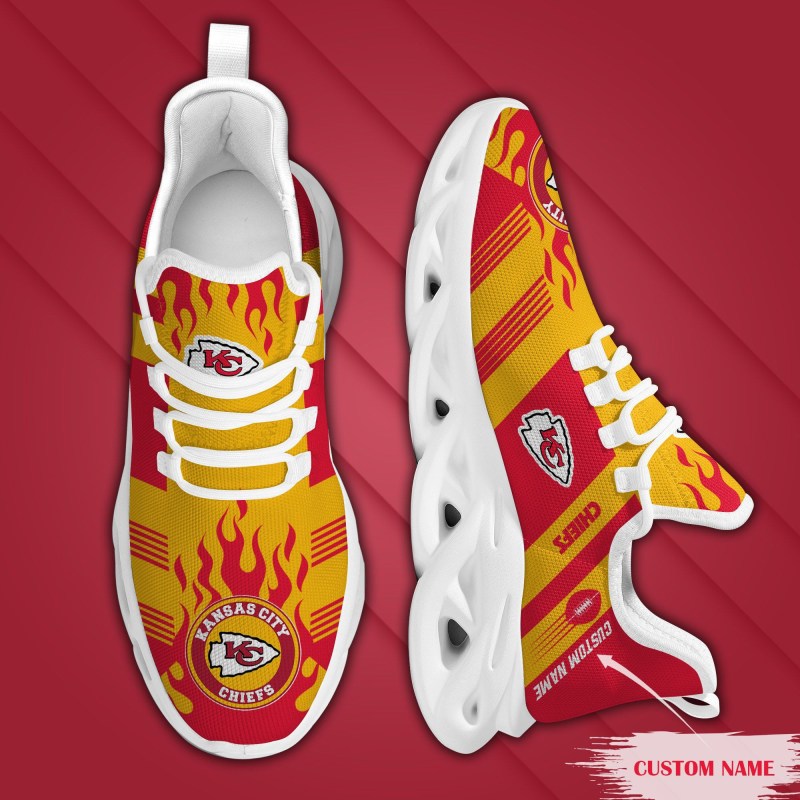 Kansas City Chiefs Yezy Sneakers Design