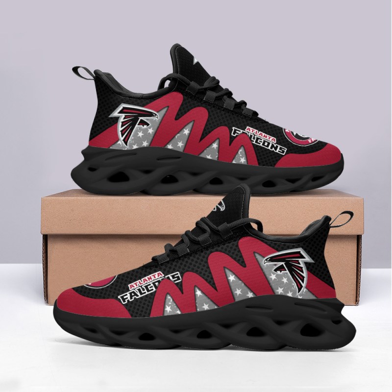 Atlanta Falcons Yezy Running Sneakers Side View