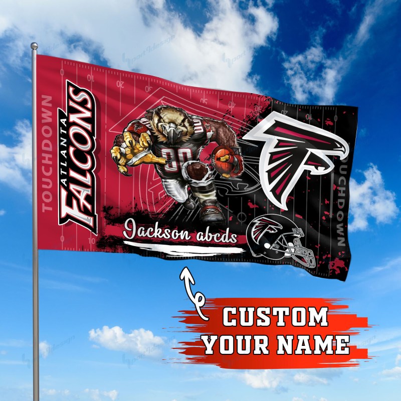 Atlanta Falcons Personalized Flag