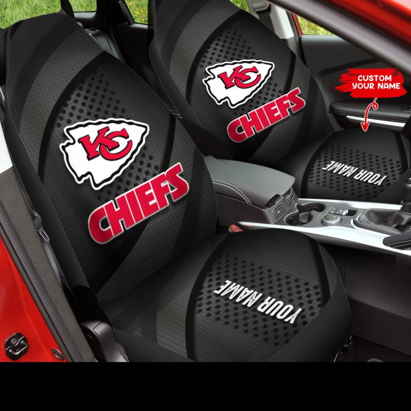Kansas City Chiefs Personalized Car Seat Cover