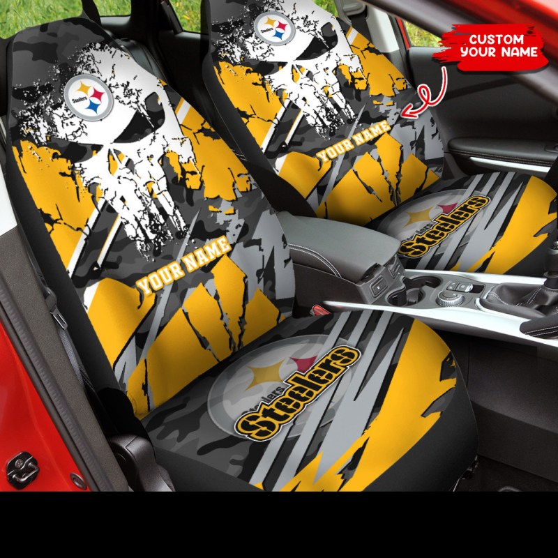 Stylish Pittsburgh Steelers Car Seat Cover