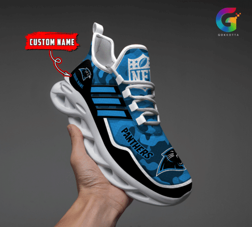 Carolina Panthers Sneakers Top View