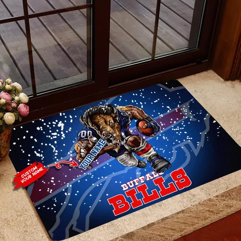 Buffalo Bills Personalized Doormat
