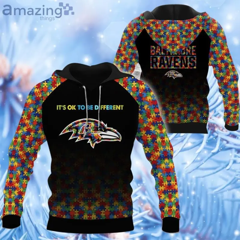 Baltimore Ravens All Over Printed Hoodie