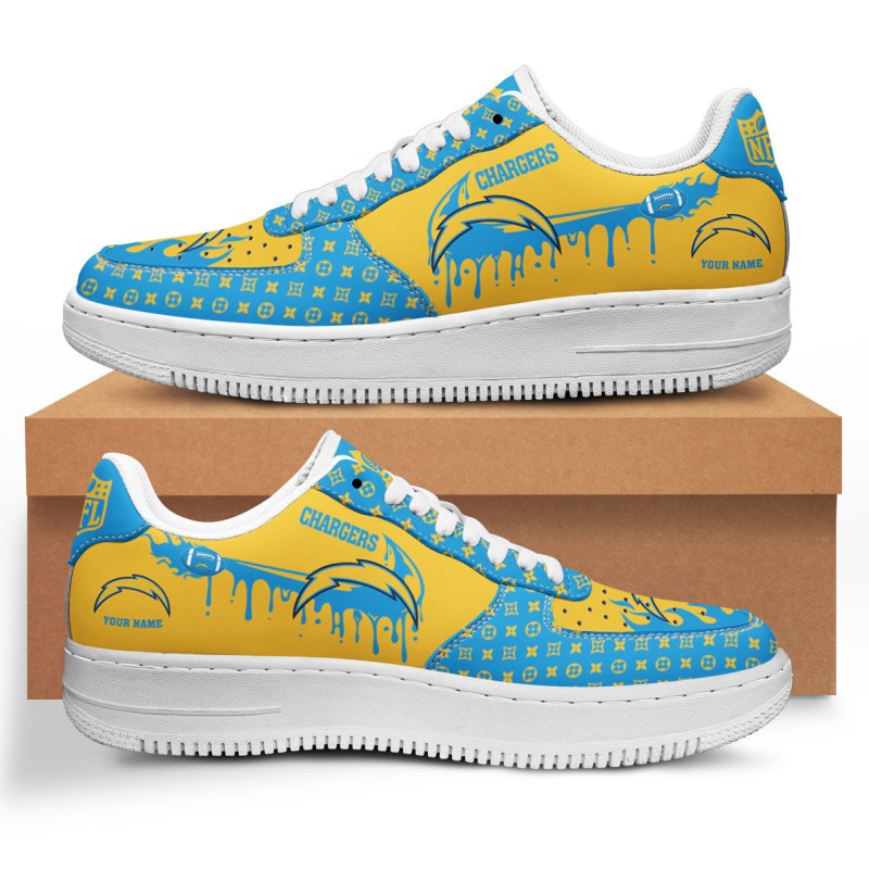 Los Angeles Chargers AF1 Shoes