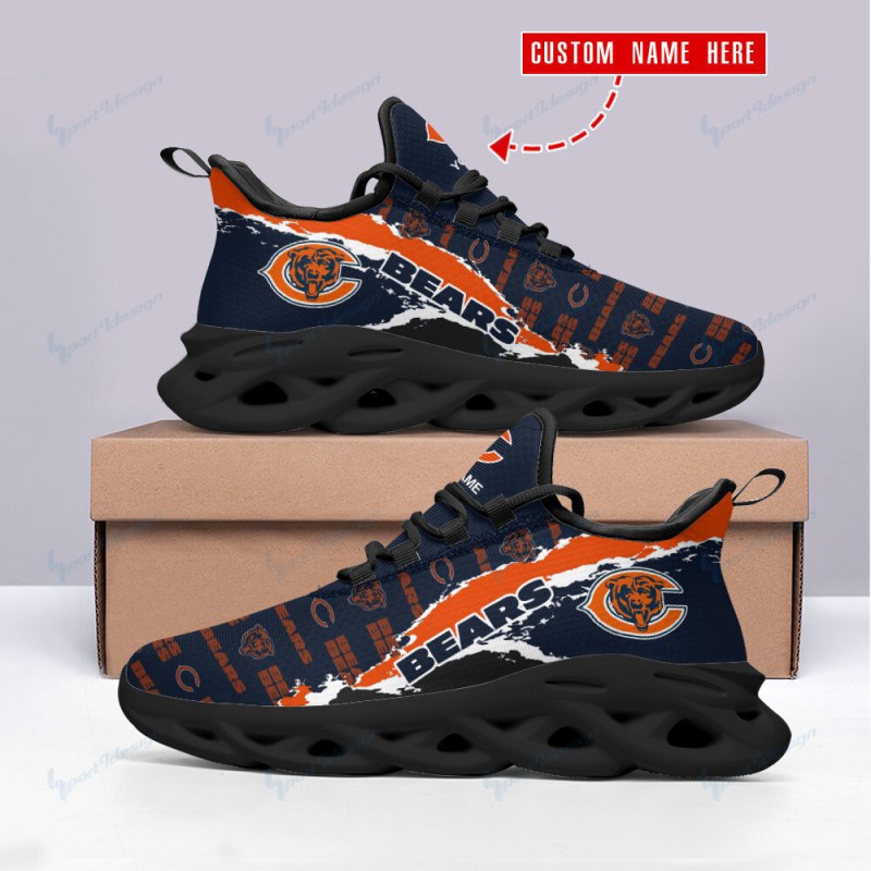 Chicago Bears Sneakers Front View